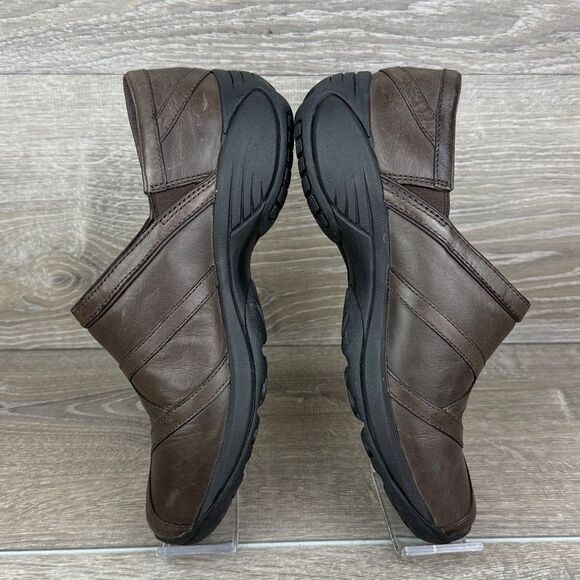 Merrell Encore Eclipse Women’s Size 8 Smooth Bug Brown Leather Slip On Shoes - Picture 9 of 11